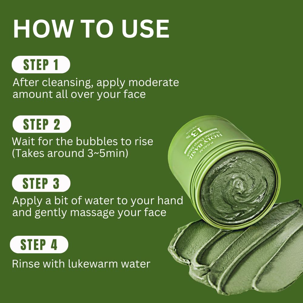 HeSilky™ Holy Basil Bubble Deep Mask
