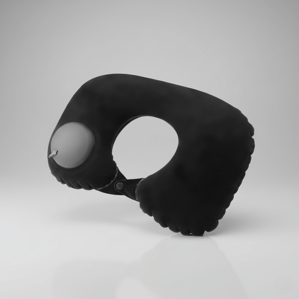 SilqAir™ Inflatable Travel Pillow — Packs Flat, Supports Your Neck
