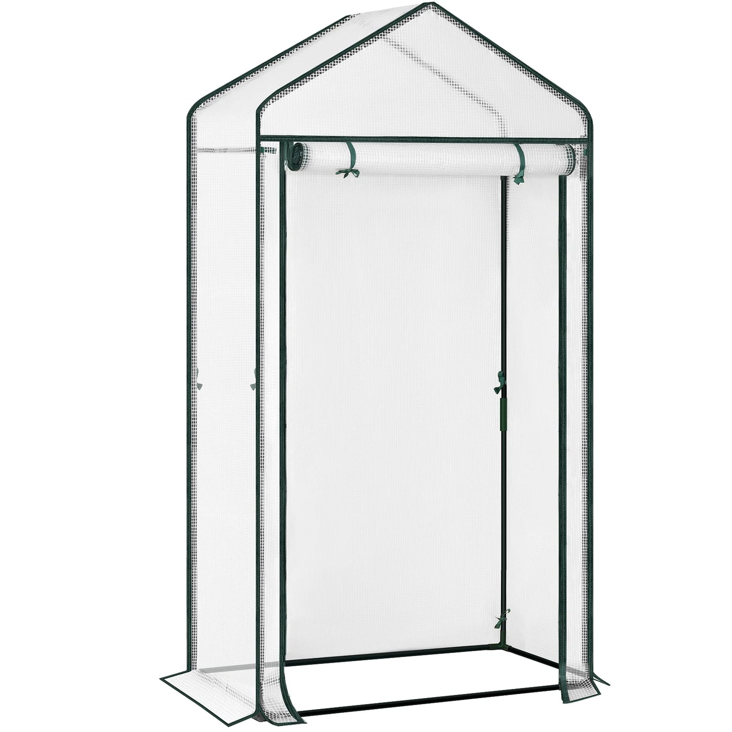 Serre de jardin 1,5 m² — protège du froid & des nuisibles — idéale pour tomates, semis, herbes et fleurs — porte zippée enroulable — installation facile