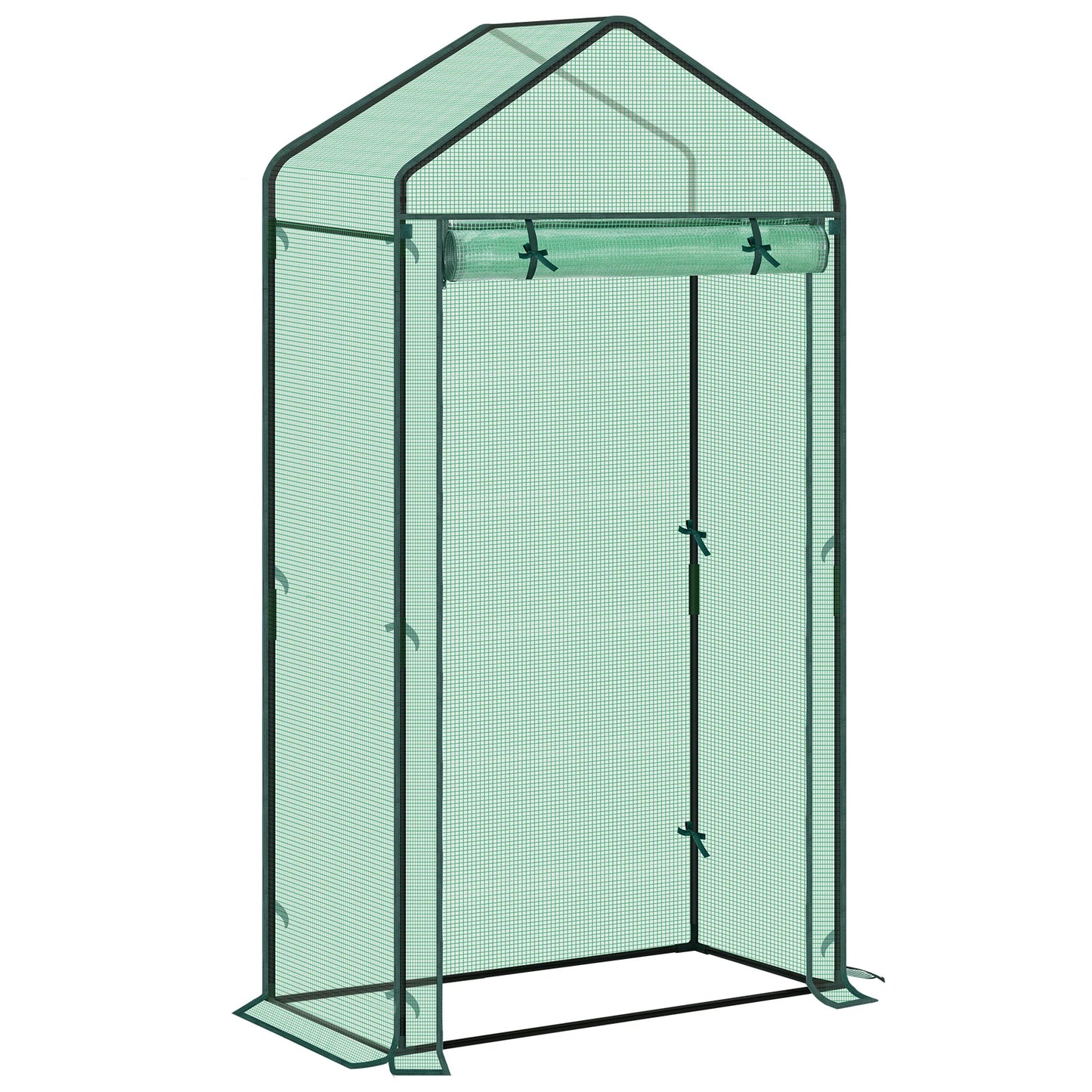 Serre de jardin 1,5 m² — protège du froid & des nuisibles — idéale pour tomates, semis, herbes et fleurs — porte zippée enroulable — installation facile