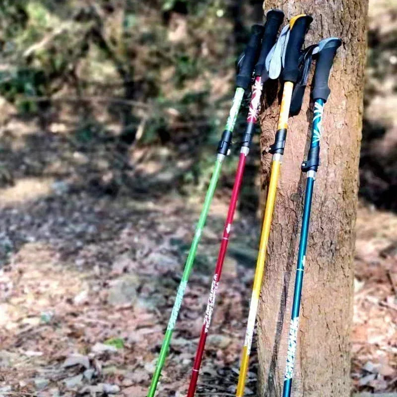 Set de Trail complet pliables télescopiques — poignée EVA, Flip-Lock alu, housse + accessoires | AJ Trek TL EVA