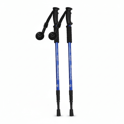 Bâtons de randonnée et marche télescopiques 65–135 cm — poignée mousse, rondelles boue | AJ SoftGrip 65