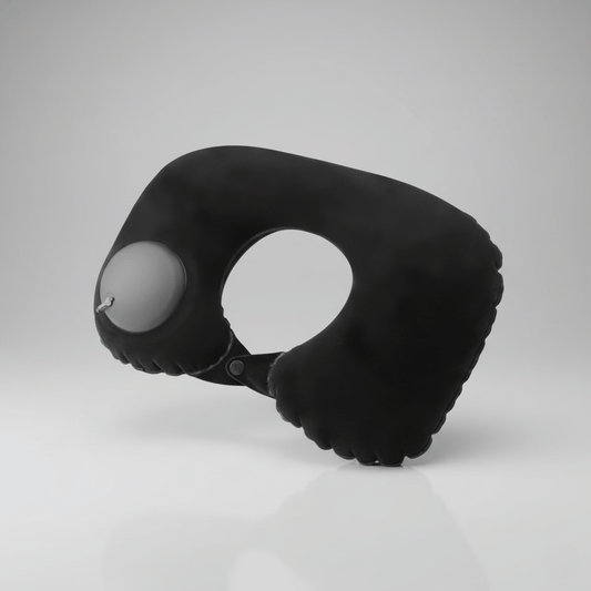 SilqAir™ Inflatable Travel Pillow — Packs Flat, Supports Your Neck
