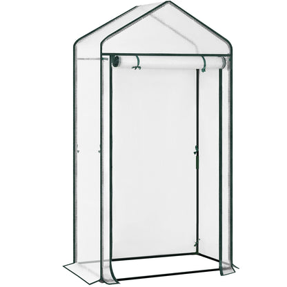 Serre de jardin 1,5 m² — protège du froid & des nuisibles — idéale pour tomates, semis, herbes et fleurs — porte zippée enroulable — installation facile