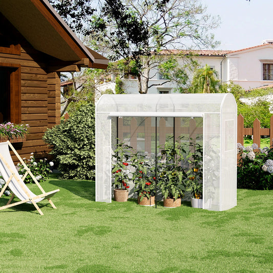 Serre jardin 1,16 m² — idéale pour tomates, semis, herbes et fleurs — portes & fenêtres enroulables — protection gel/UV — montage facile