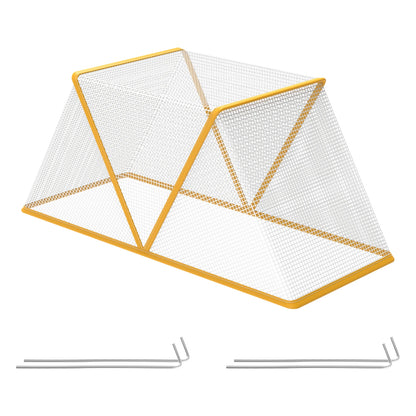 Mini serre 0,27 m² — intérieur & extérieur — anti-insectes & anti-UV — respirant, coupe-vent, portable (avec piquets)